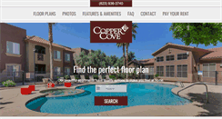 Desktop Screenshot of copper-cove-apartments.com